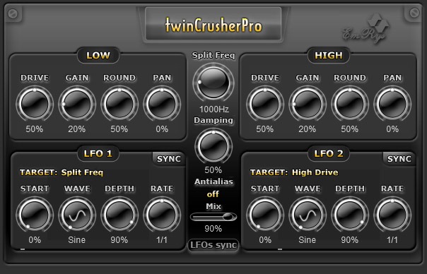 TwinCrusherPro - SaschArt Audio Plugins