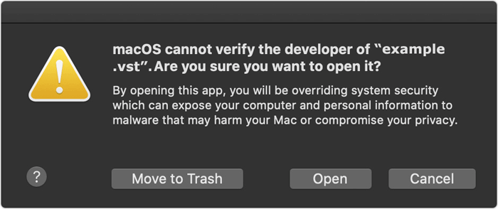 Allow developer for OSX