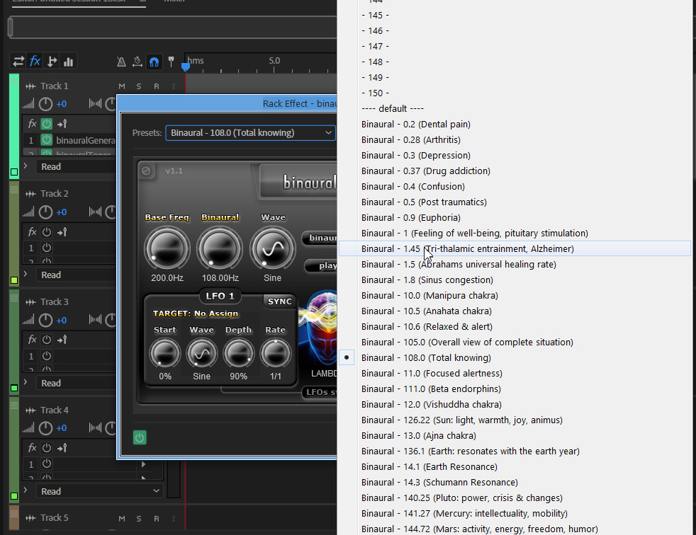 Adobe Audition Presets Position